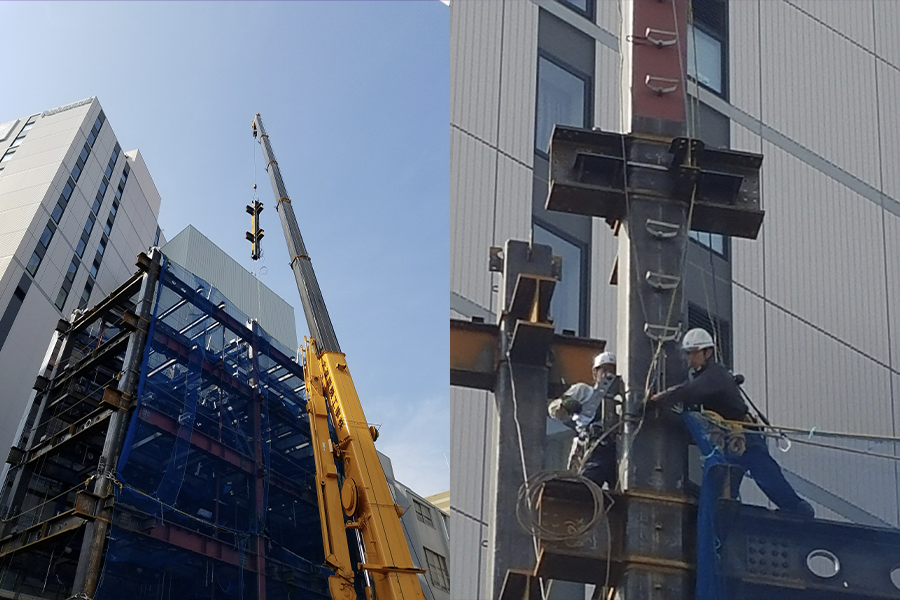 鉄骨工事一式・鍛冶工事